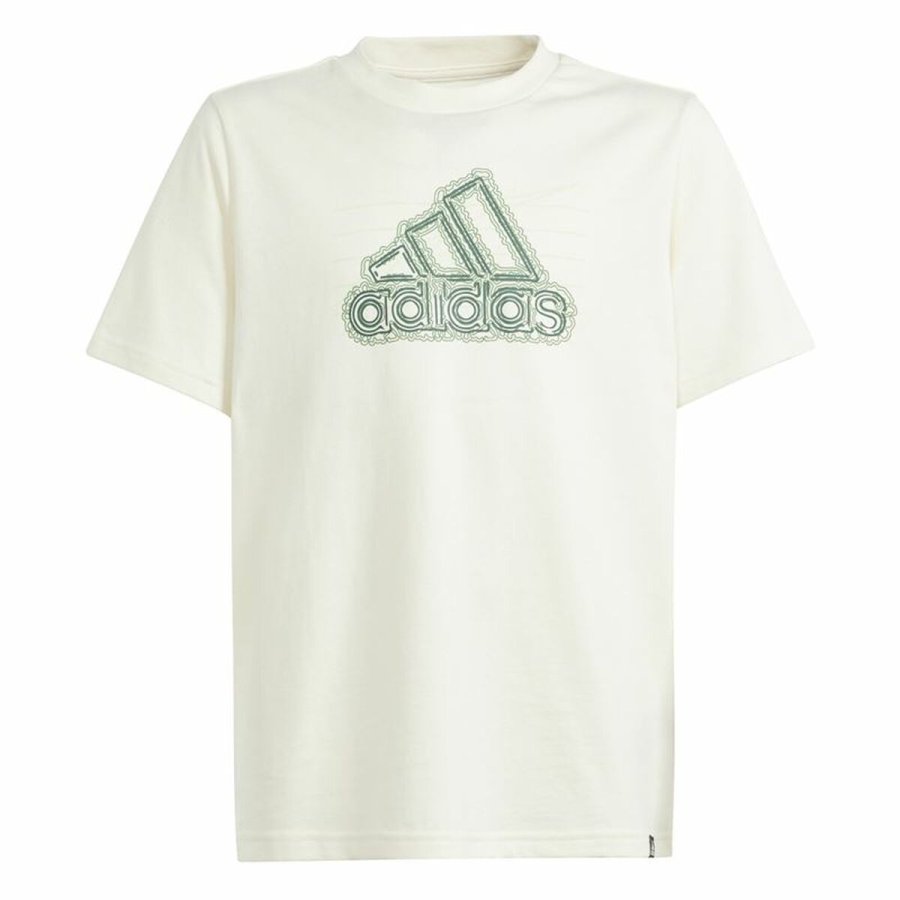 Kortrmet T-shirt Adidas Table Growth Beige #1
