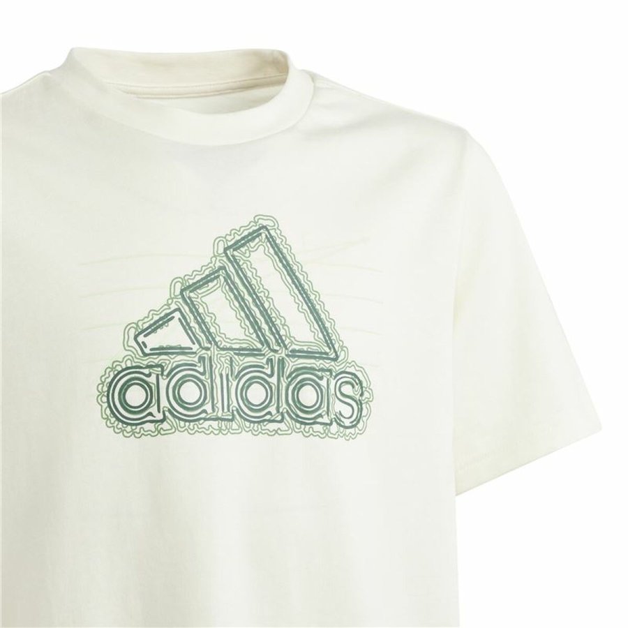 Kortrmet T-shirt Adidas Table Growth Beige #4