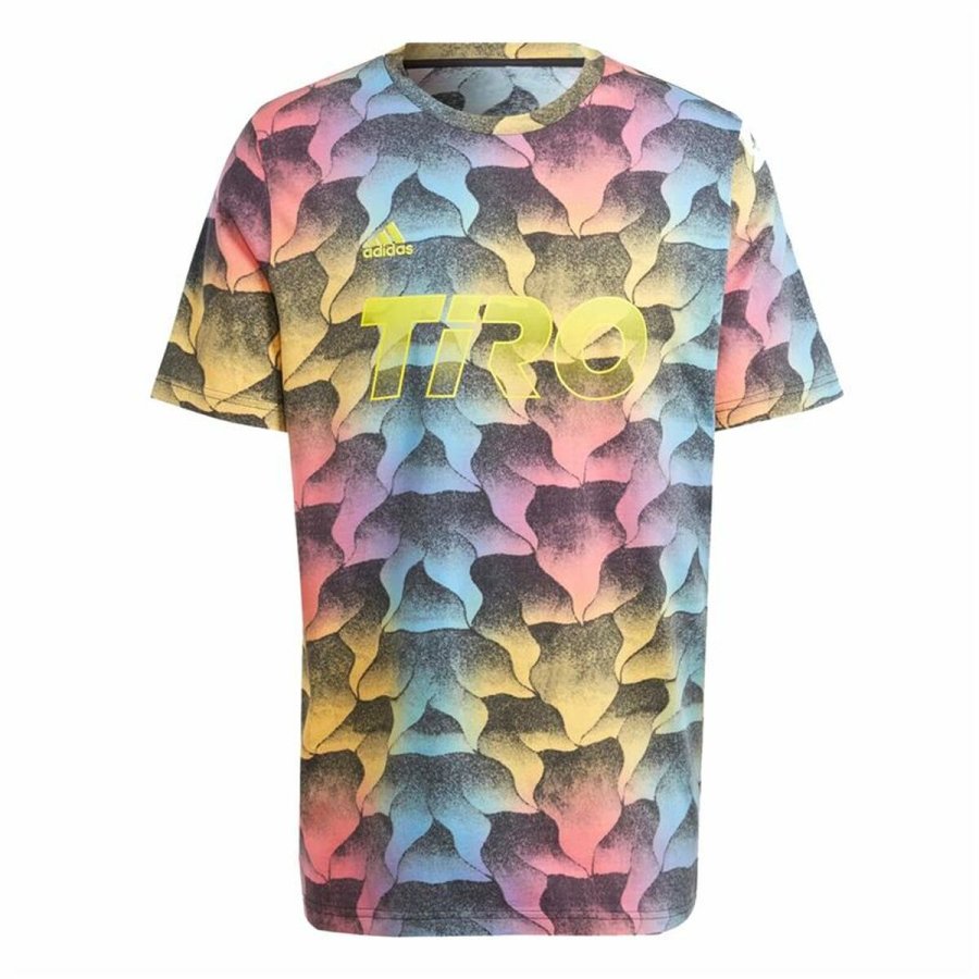 Kortrmet T-shirt til Mnd Adidas Ss Tiro Sumer Indigo #1