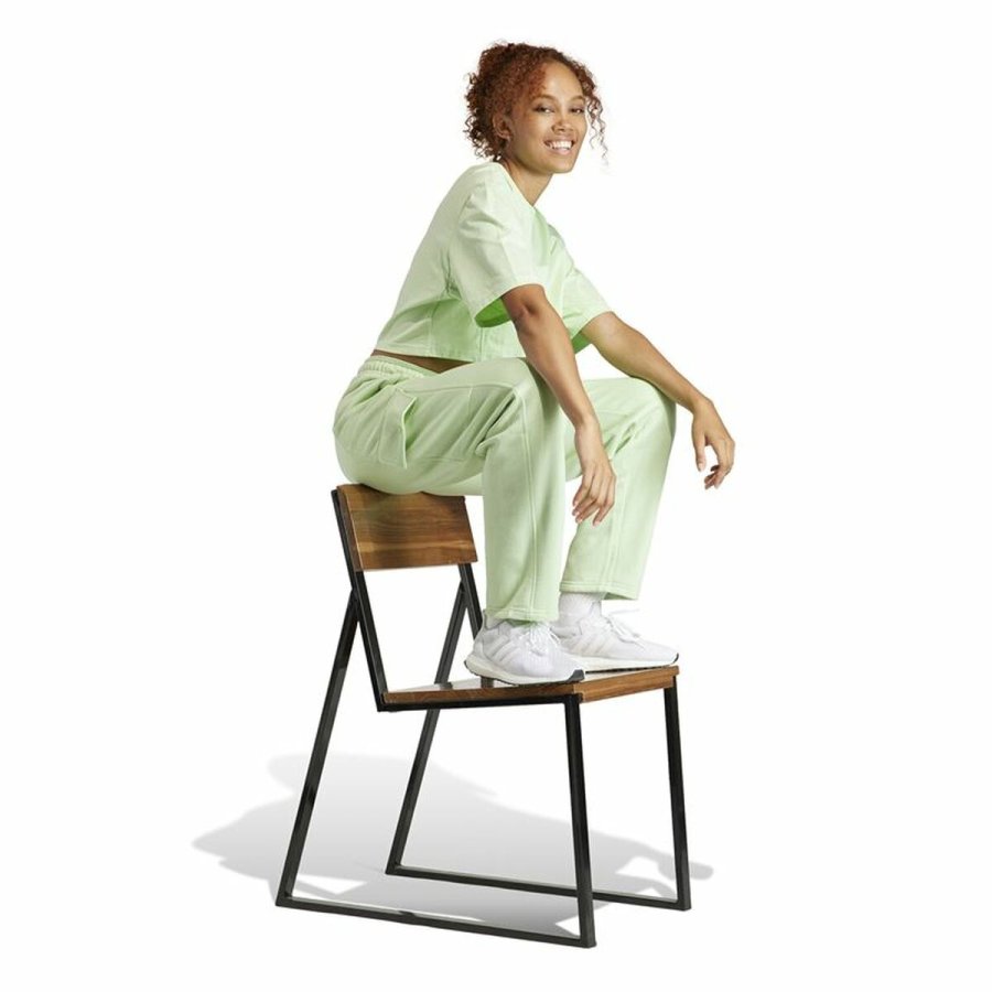 Kortrmet T-shirt til Kvinder Adidas All Szn (XS) #4