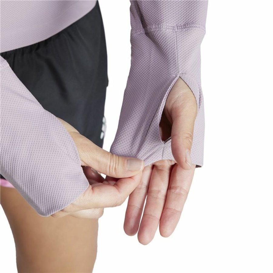 Kvinde Langrmet T-Shirt Adidas Own the Run Lilla #3