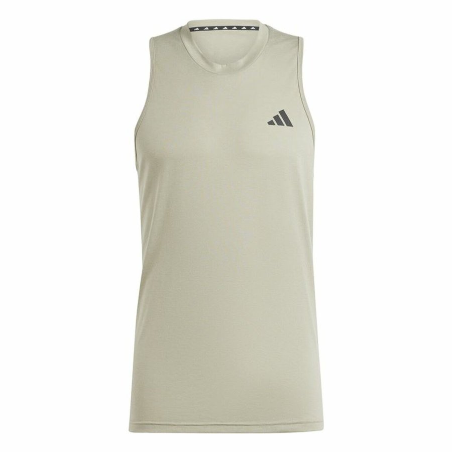 Kortrmet T-shirt til Mnd Adidas Essentials Training Lysebl (S) #2