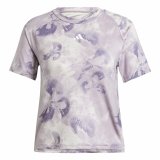 Kortrmet T-shirt til Kvinder Adidas Essentials Aop Flower (M) #1