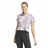 Kortrmet T-shirt til Kvinder Adidas Essentials Aop Flower (M) #2