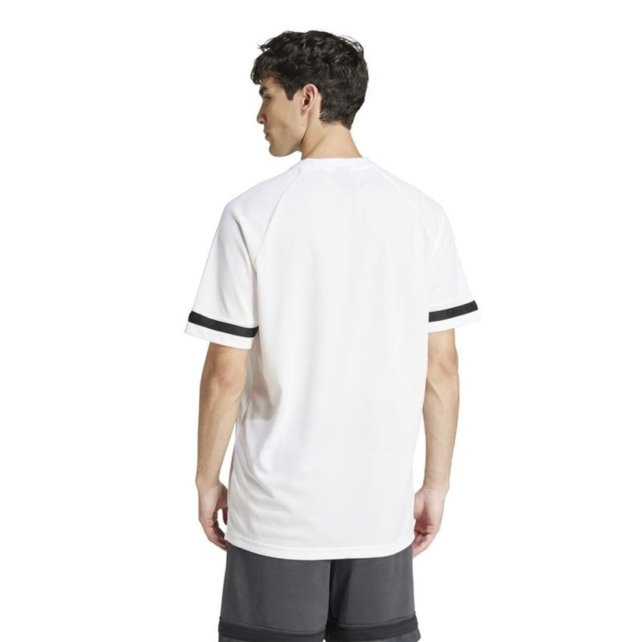 Kort�rmet T-shirt til M�nd Adidas Us Sport Hvid #3