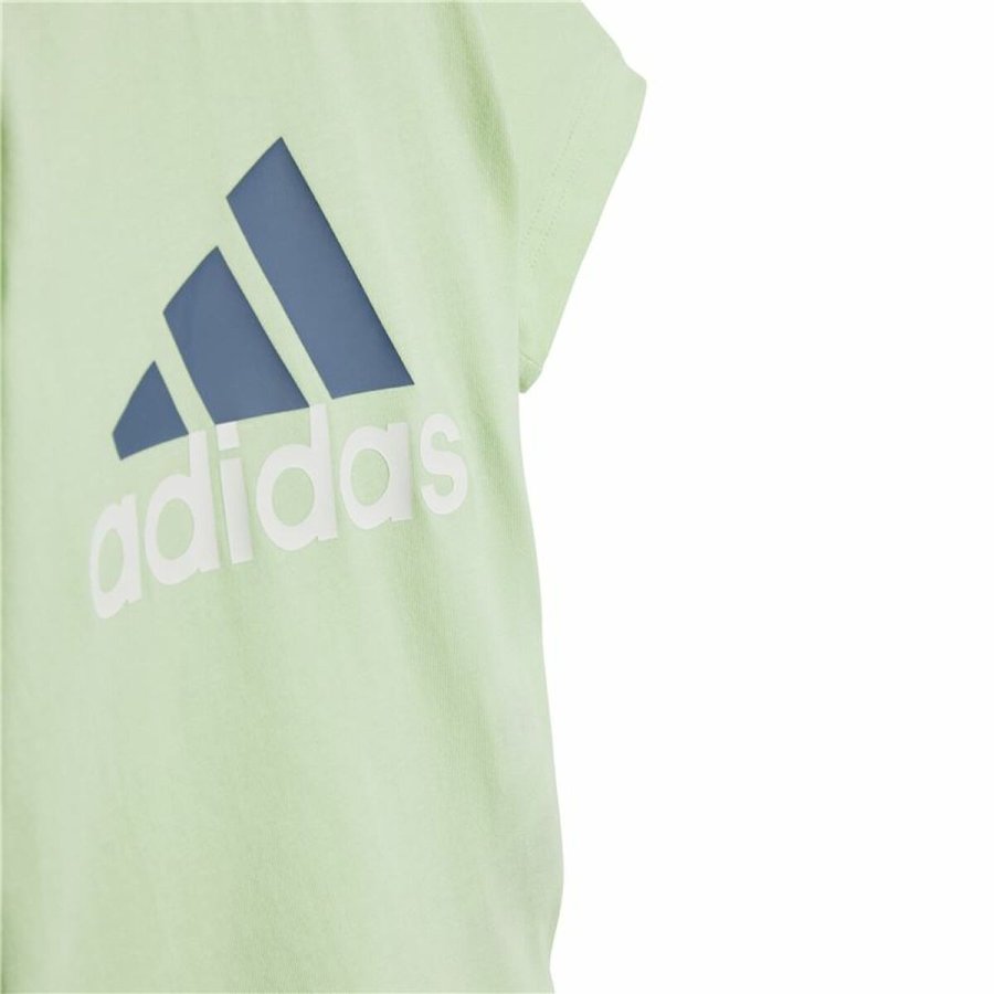 Sportstj til Baby Adidas Bl Cotton Set Infantil Bl Lysegrn #3