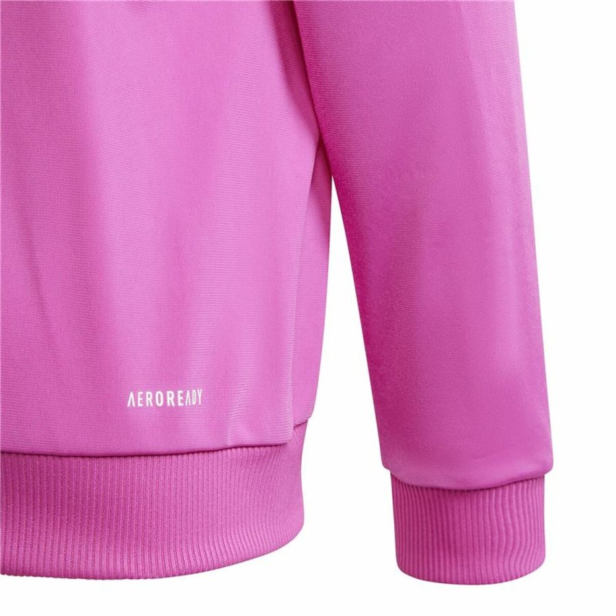 Trningsdragt til kvinder Adidas 3Stripes Tiberio Sort Mrk pink #6