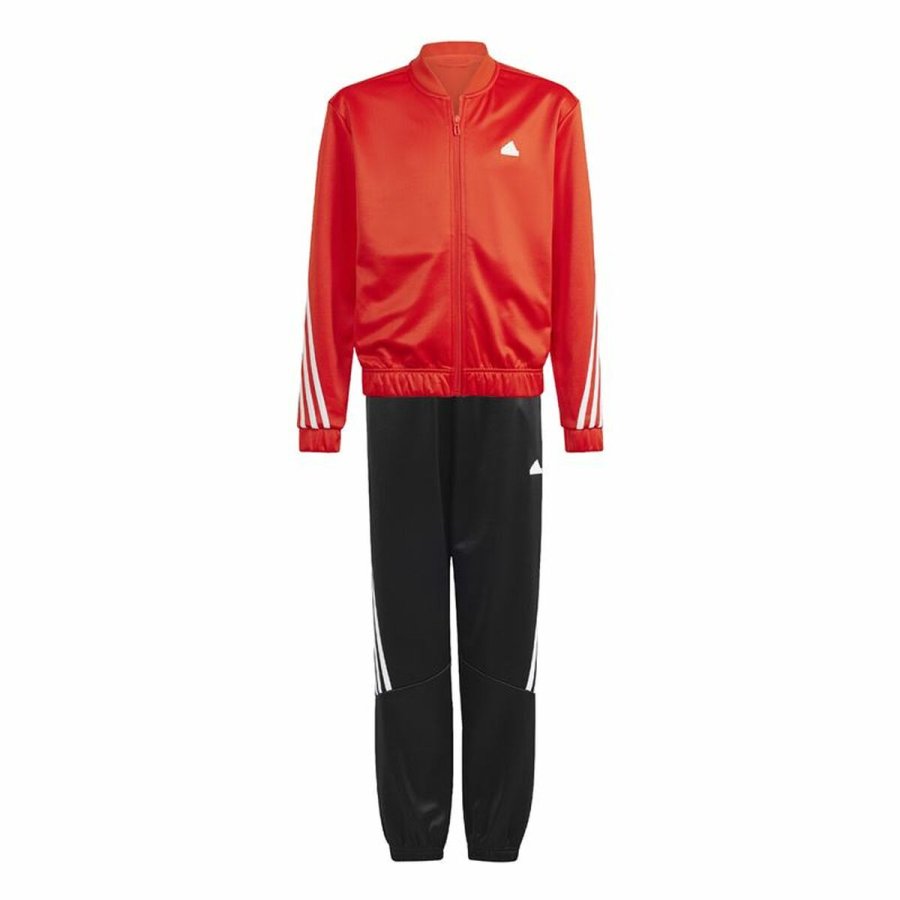 Tr�ningsdragt til b�rn underdele Adidas 3Stripes R�d #1