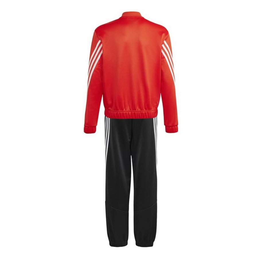 Tr�ningsdragt til b�rn underdele Adidas 3Stripes R�d #3
