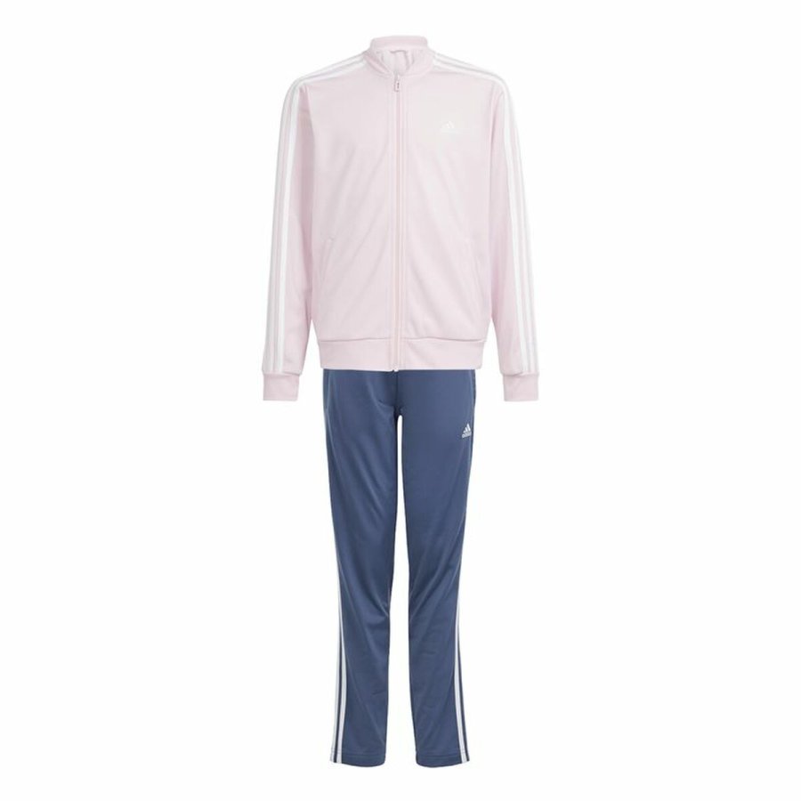 Trningsdragt til brn underdele Adidas 3Stripes Pink #1