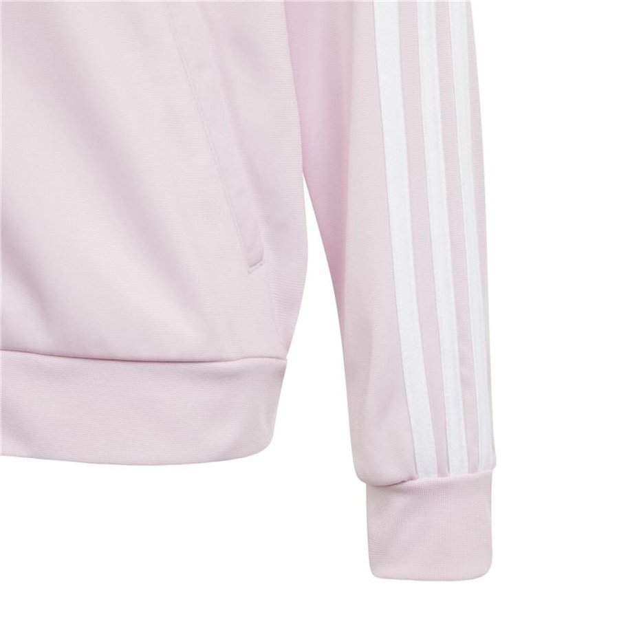 Trningsdragt til brn underdele Adidas 3Stripes Pink #6