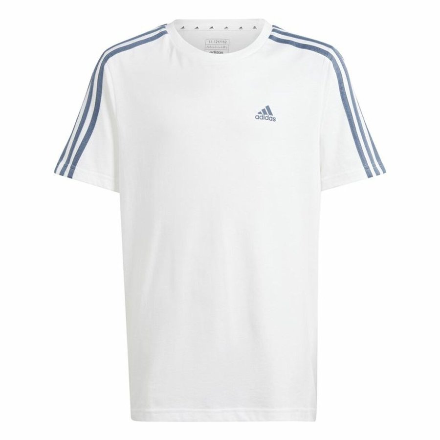 Brne Kortrmet T-shirt Adidas Essentials Hvid #1