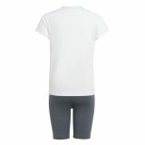 Trningsdragt til kvinder Adidas Essentials Jogger Essentials Hvid Sort #2