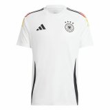 Kortrmet fodboldtrje til mnd Adidas Deutschland 24 1 Hvid #1