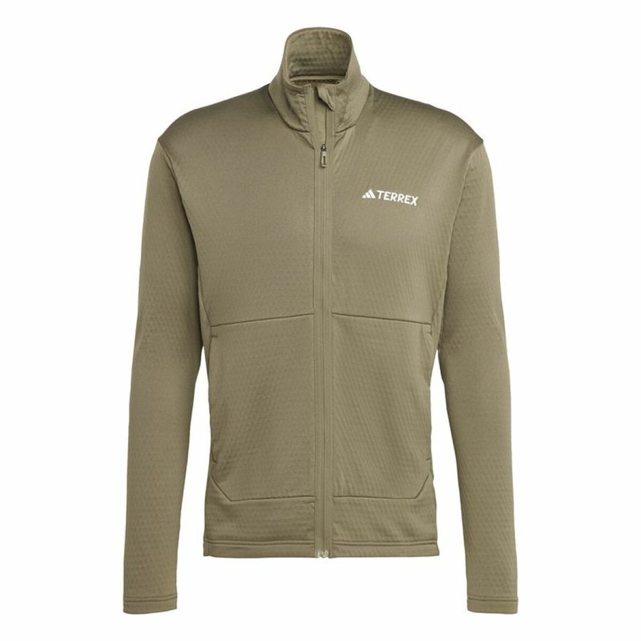 Sport Jakke til Mnd Adidas Mt Lt Fl Fz Ja Brun Mnd #1
