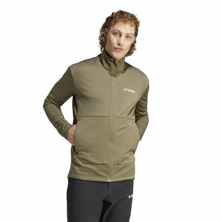 Sport Jakke til Mnd Adidas Mt Lt Fl Fz Ja Brun Mnd #2