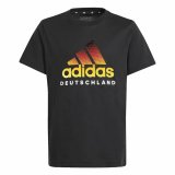 Kortrmet T-shirt Adidas Deutschland Sort #1