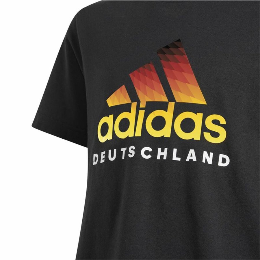 Kortrmet T-shirt Adidas Deutschland Sort #3