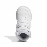 Sportssko til baby Adidas Hoops Mid 3.0 Hvid #2