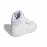 Sportssko til baby Adidas Hoops Mid 3.0 Hvid #6
