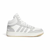 Kvinde Casual Sneakers Adidas Hoops 3.0 Mid Hvid #1