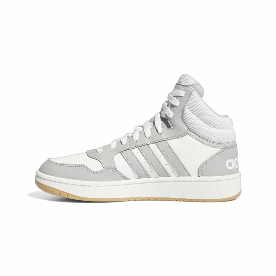 Kvinde Casual Sneakers Adidas Hoops 3.0 Mid Hvid #2