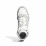 Kvinde Casual Sneakers Adidas Hoops 3.0 Mid Hvid #4