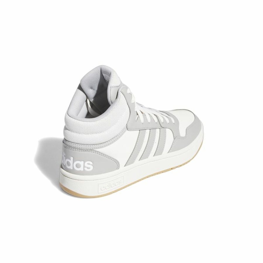 Kvinde Casual Sneakers Adidas Hoops 3.0 Mid Hvid #6