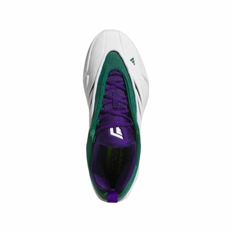 Basketballsko til voksne Adidas Lillard Dame 9 Low Hvid #4