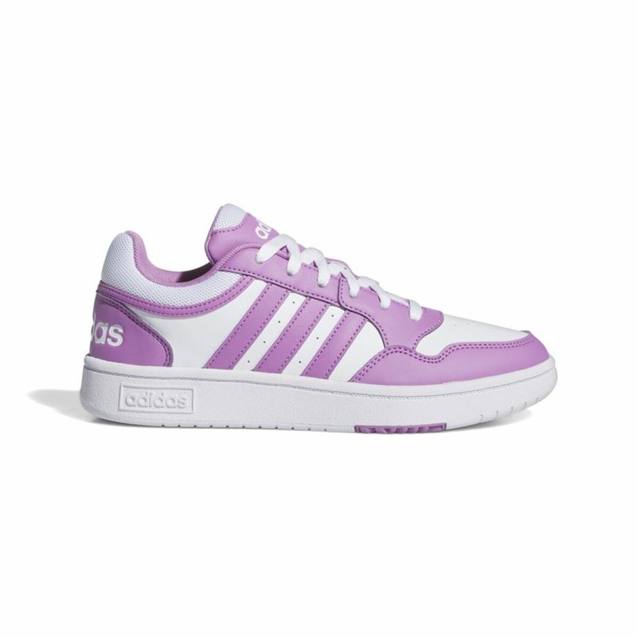 Sportssneakers til damer Adidas Hoops 3.0 Hvid #1