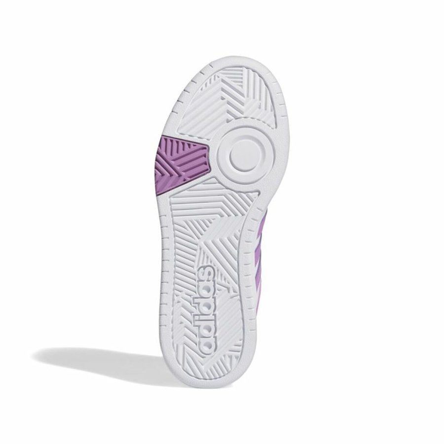 Sportssneakers til damer Adidas Hoops 3.0 Hvid #3