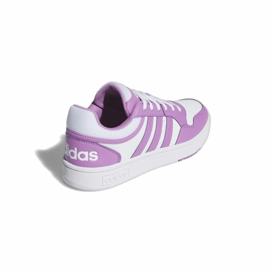 Sportssneakers til damer Adidas Hoops 3.0 Hvid #6