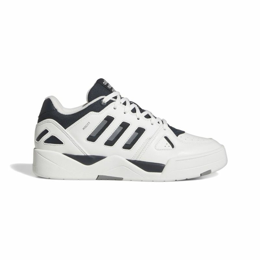 Basketballsko til voksne Adidas Midcity Low Hvid #1