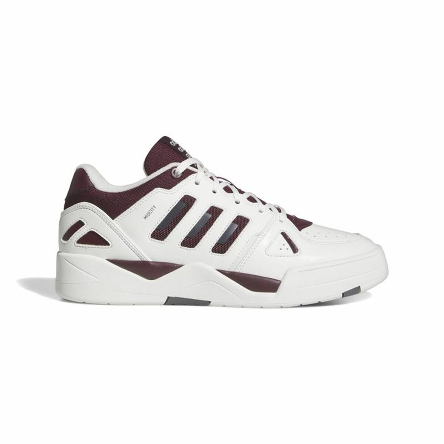 Basketballsko til voksne Adidas Midcity Low Hvid #1