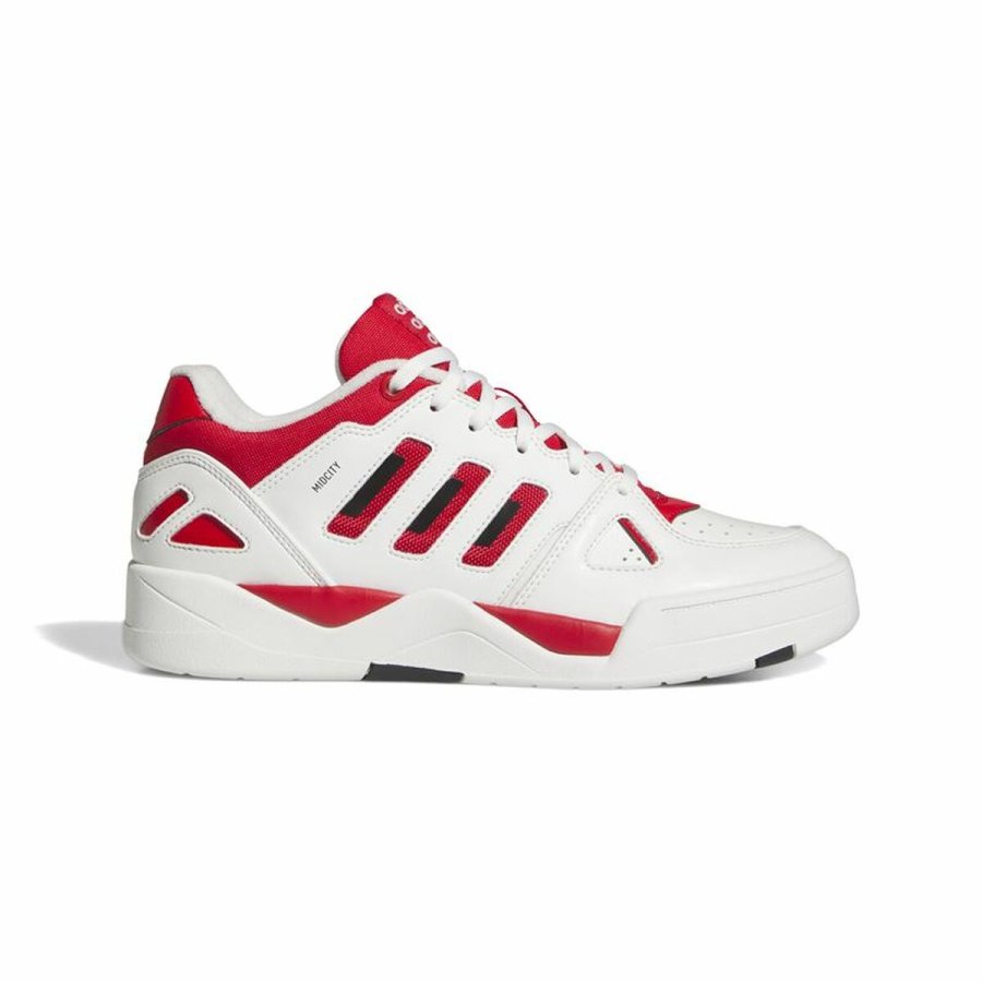 Basketballsko til voksne Adidas Midcity Low Hvid #1