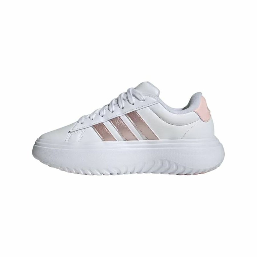 Sportssneakers til damer Adidas Grand Court Platform Hvid #2