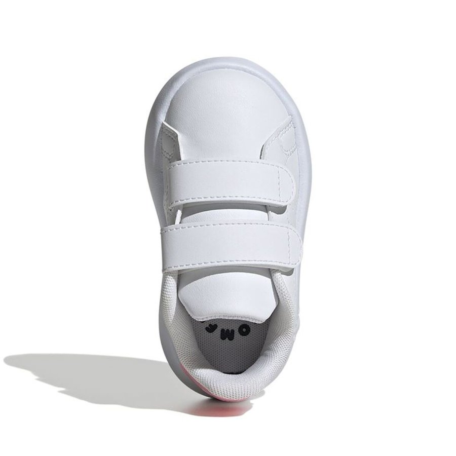 Sportssko til baby Adidas Advantage Infant Hvid #2