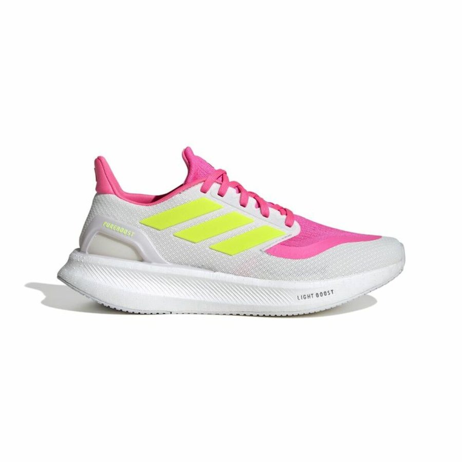 Lbesko til voksne Adidas Pureboost 5 Hvid Pink #1