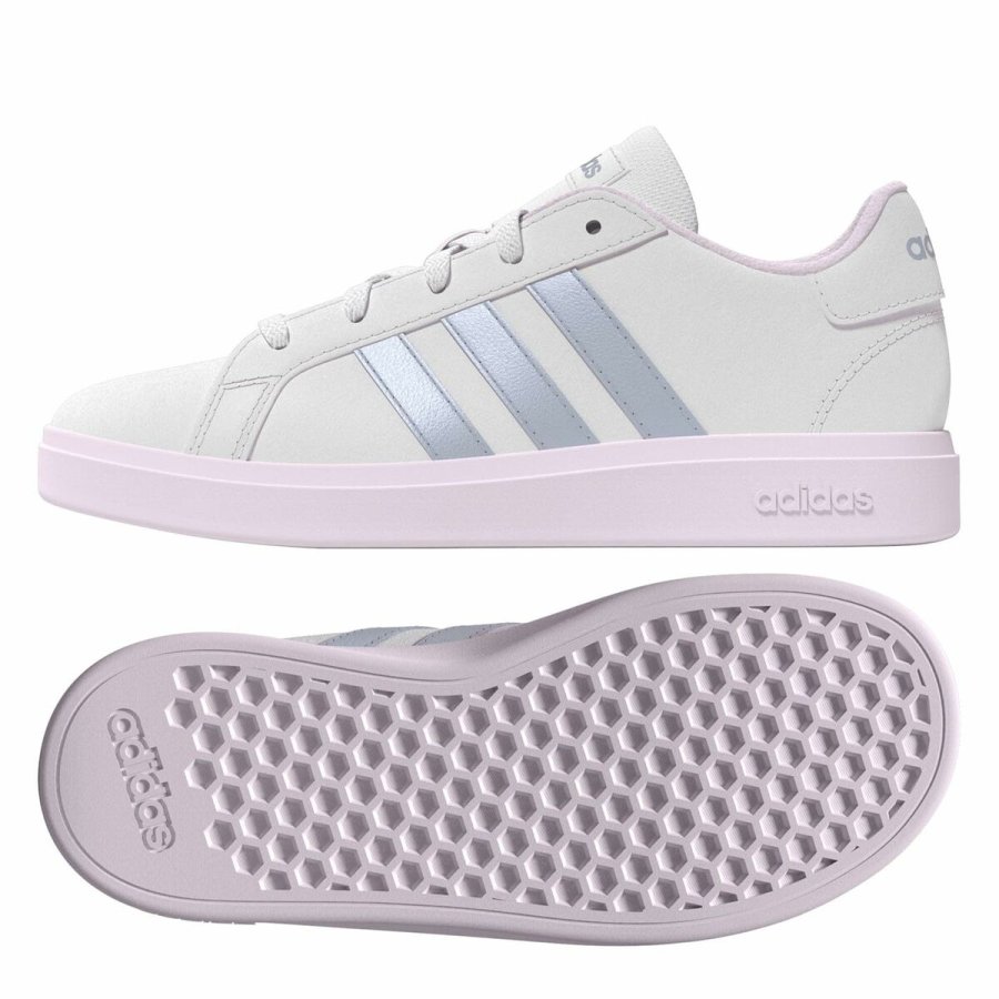 Sportssko til brn Adidas Grand Court 2.0 Hvid #4
