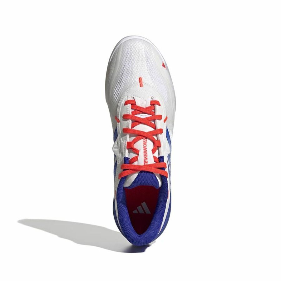 Fodboldstvler til brn Adidas Fevernova Court Football Hvid #4