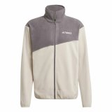 Fleecefor Adidas Terrex Multi Full Zip Fleece Beige Mnd #1