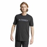 Kortrmet T-shirt til Mnd Adidas Mt Log Tech Sort #2