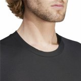 Kortrmet T-shirt til Mnd Adidas Mt Log Tech Sort #5