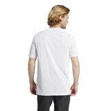 Kortrmet T-shirt til Mnd Adidas Mt Log Tech Hvid #3