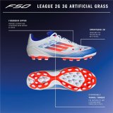 Voksen fodboldstvler Adidas F50 League Hvid #2
