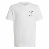 Kortrmet T-shirt Adidas EURO 24 Hvid #1