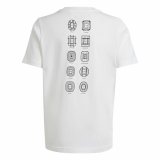 Kortrmet T-shirt Adidas EURO 24 Hvid #2