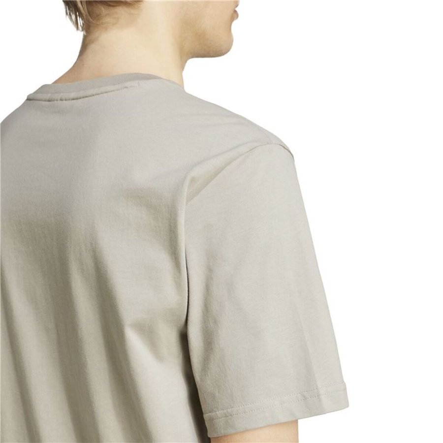 Kort�rmet T-shirt til M�nd Adidas Future Icons 3stripes Beige Lys brun #5