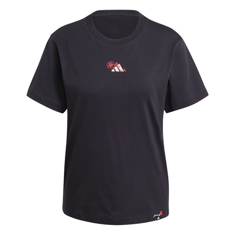 Kort�rmet T-shirt til Kvinder Adidas #1
