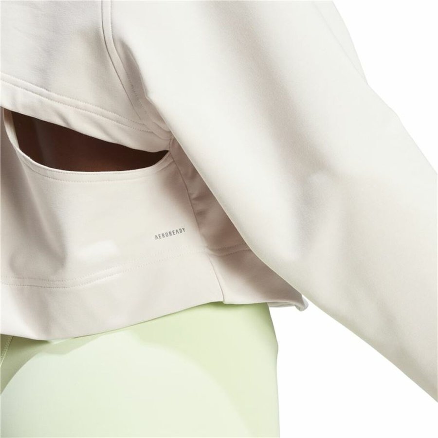 Sweaters uden H�tte til Kvinder Adidas Essentials Power Cover Up Hvid XS #5